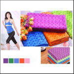 AngelBeauty Non Skid Microfiber Yoga Towel